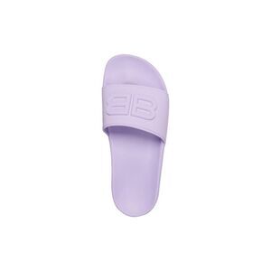 BALENCIAGA Women's Pool Bb Slide Sandal in Purple